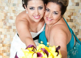 Especial mãe e filha: casamento Karina e Deivid